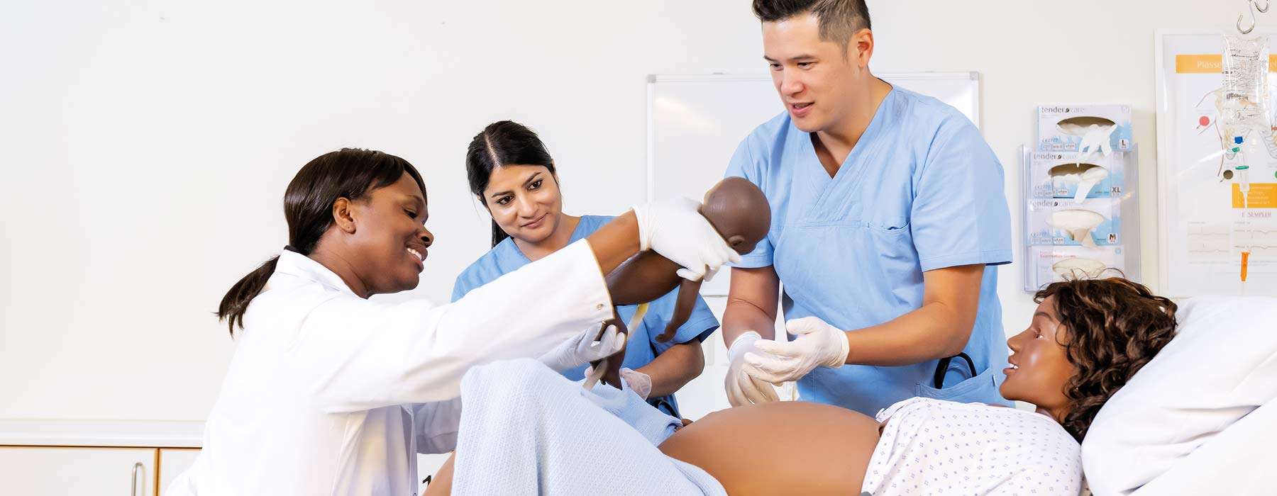 mamaanne nurses and doctors delivering baby